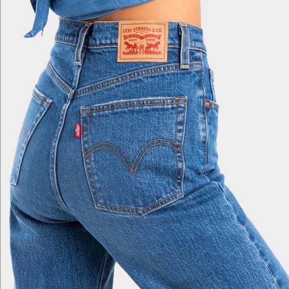 Levi’s Ribcage Straight Ankle Jeans Georgie - Picture 2 of 8
